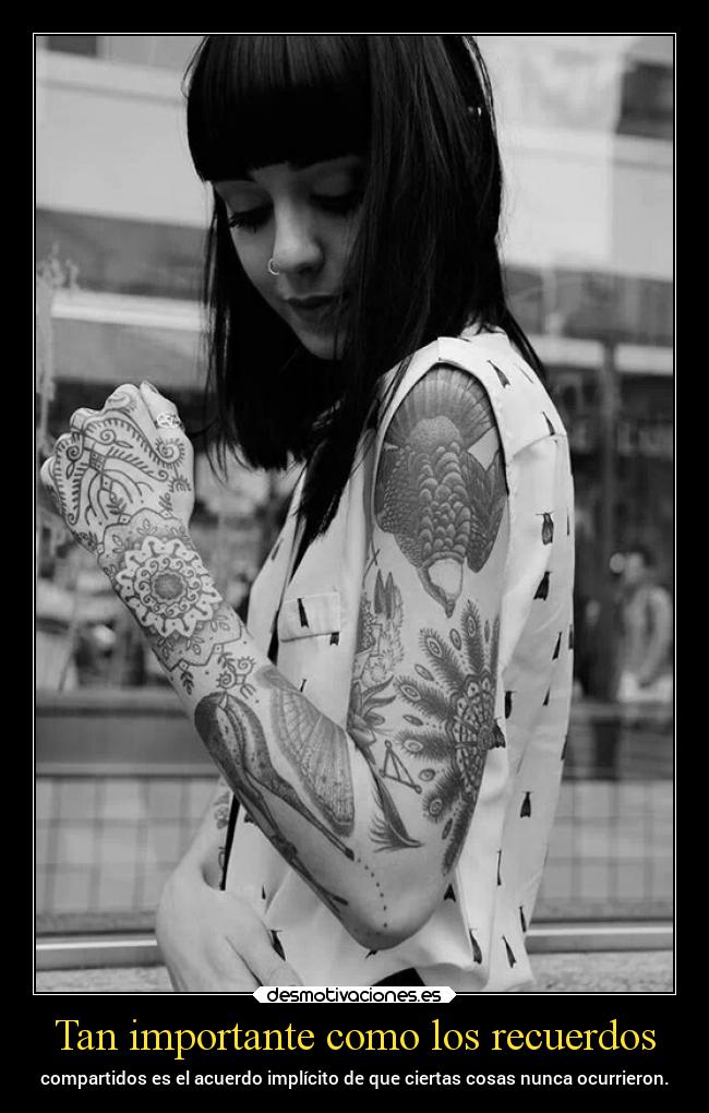 Tan importante como los recuerdos - compartidos es el acuerdo implícito de que ciertas cosas nunca ocurrieron.