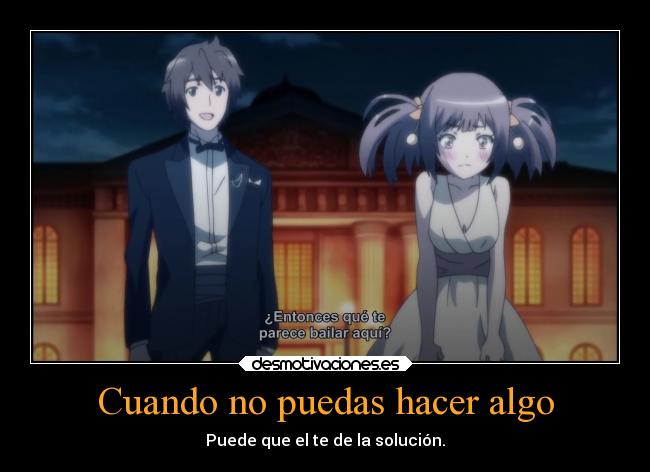 Cuando no puedas hacer algo -