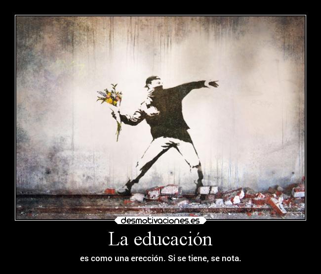 carteles sociedad educacion ereccion desmotivaciones