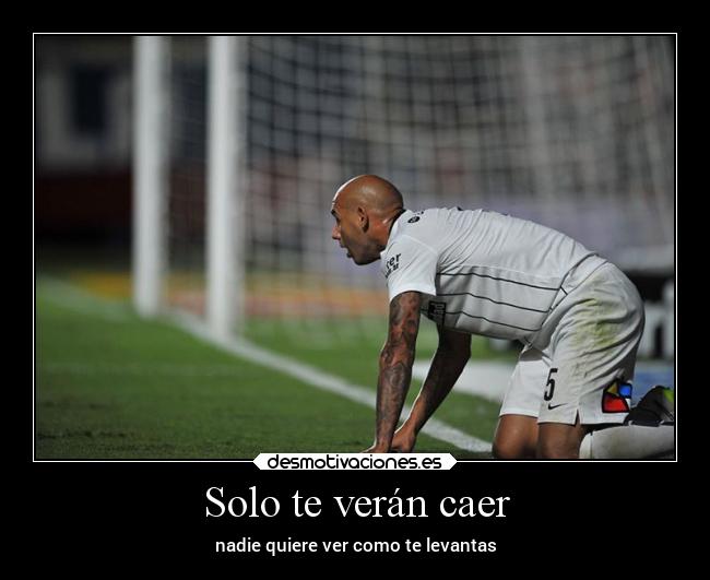 Solo te verán caer -