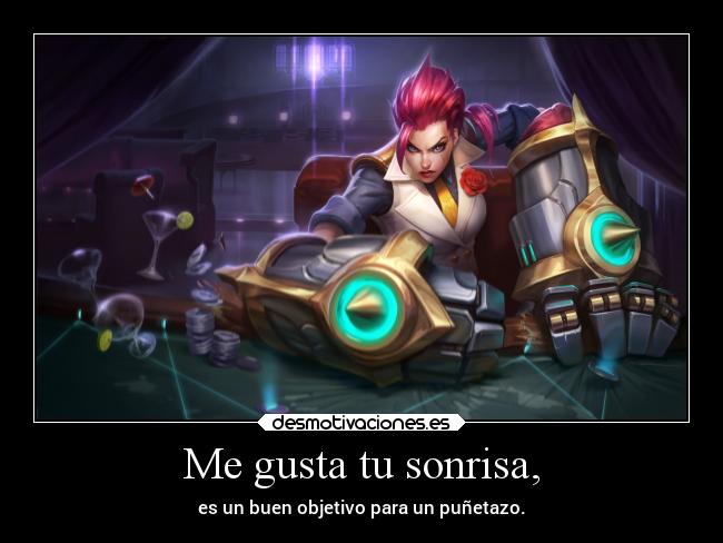 Me gusta tu sonrisa, -