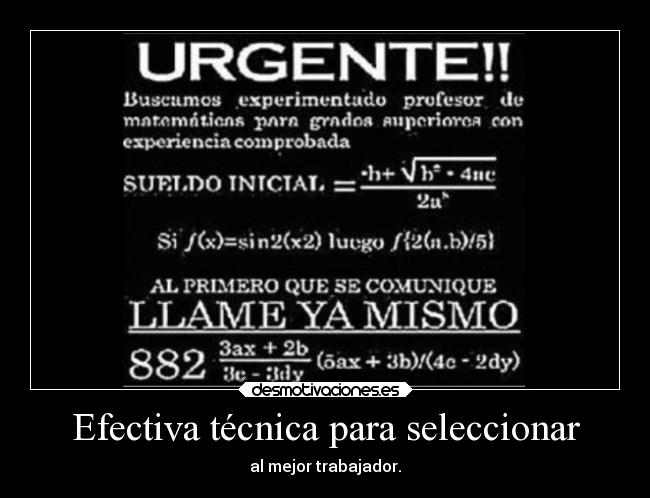 Efectiva técnica para seleccionar -
