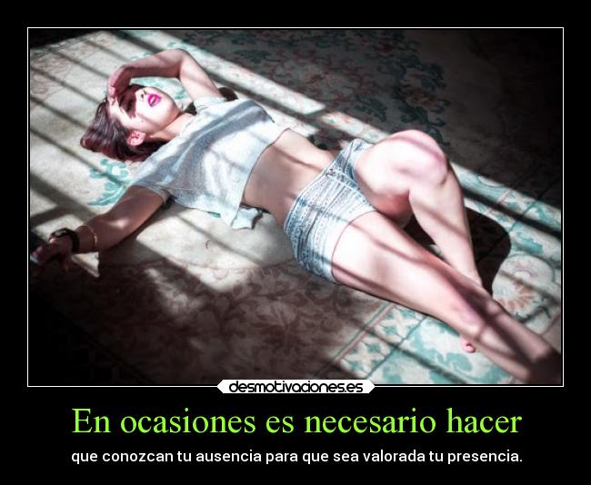 En ocasiones es necesario hacer -