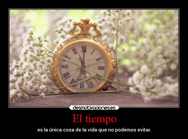 El tiempo -