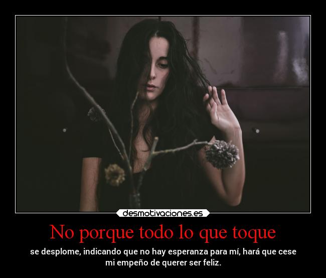 No porque todo lo que toque - 