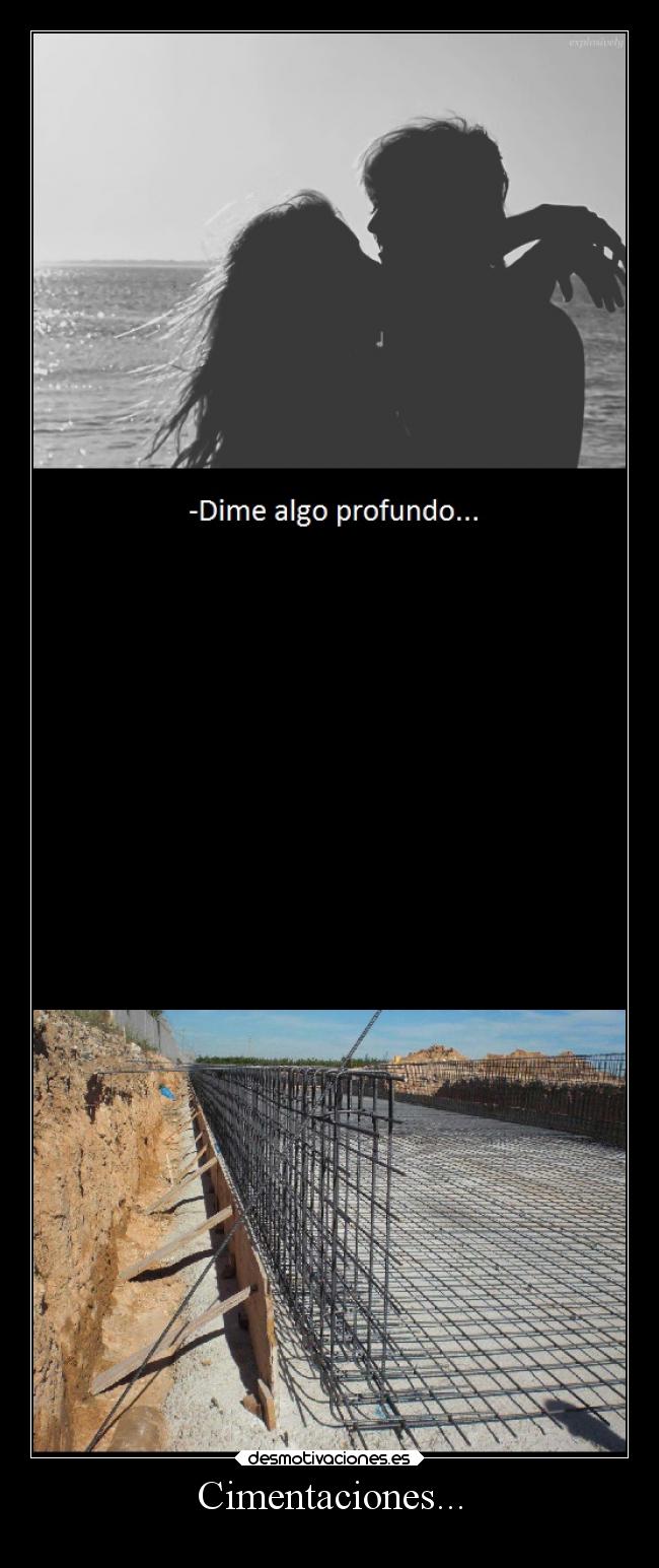 Cimentaciones... -
