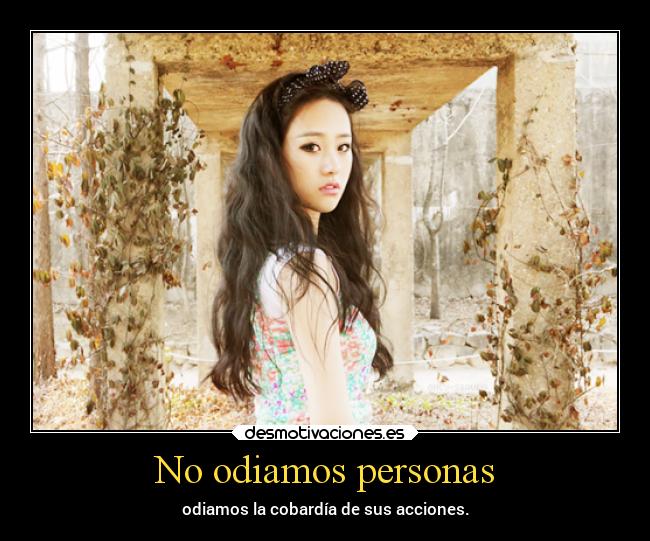 No odiamos personas - 