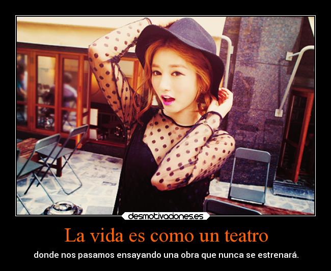 La vida es como un teatro - 