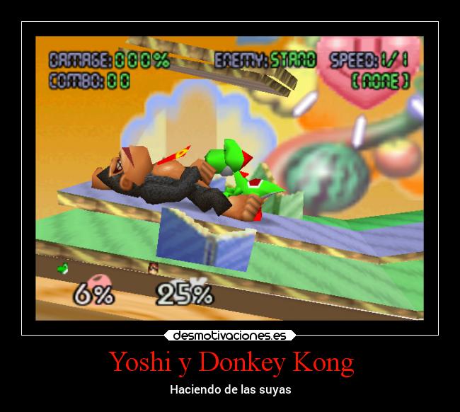 Yoshi y Donkey Kong - Haciendo de las suyas