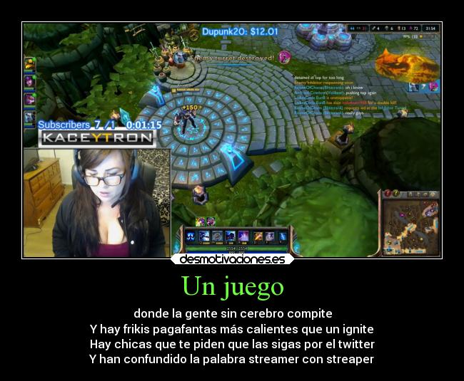 carteles videojuegos lol leagueoflegends league legends trolls game juegos gamer streamer feeder afk desmotivaciones