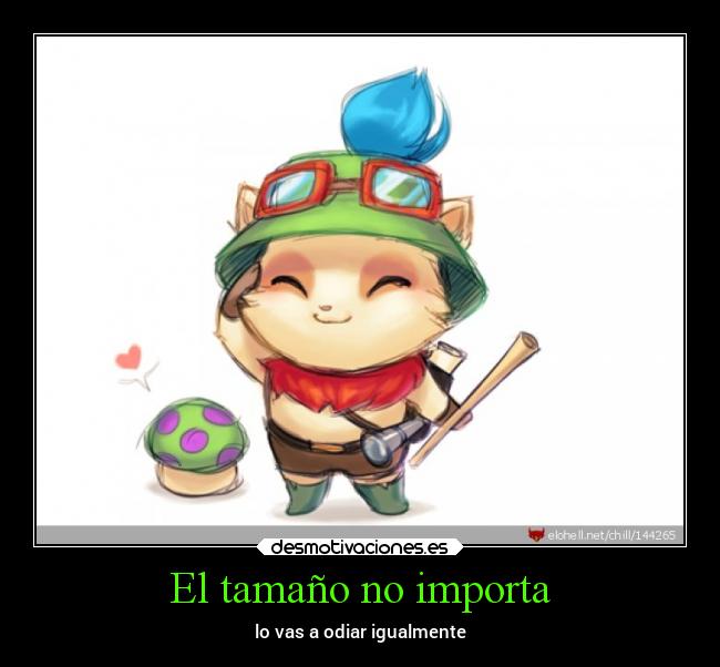 carteles videojuegos teemo desmotivaciones
