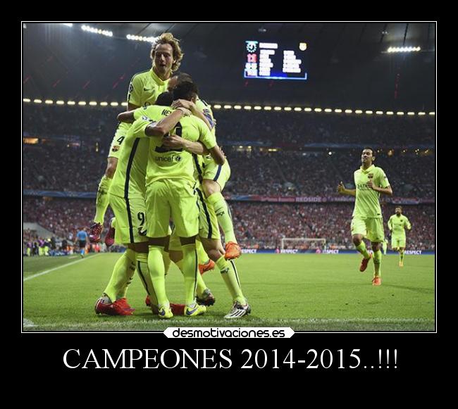 CAMPEONES 2014-2015..!!! -