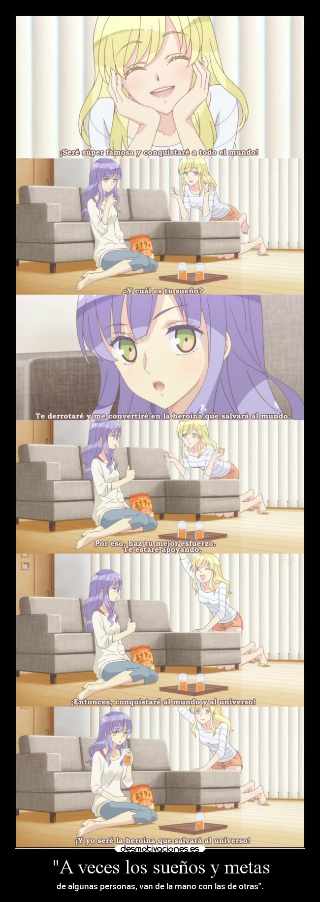 A veces los sueños y metas - 