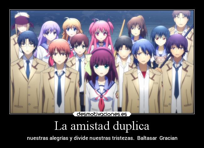 La amistad duplica -