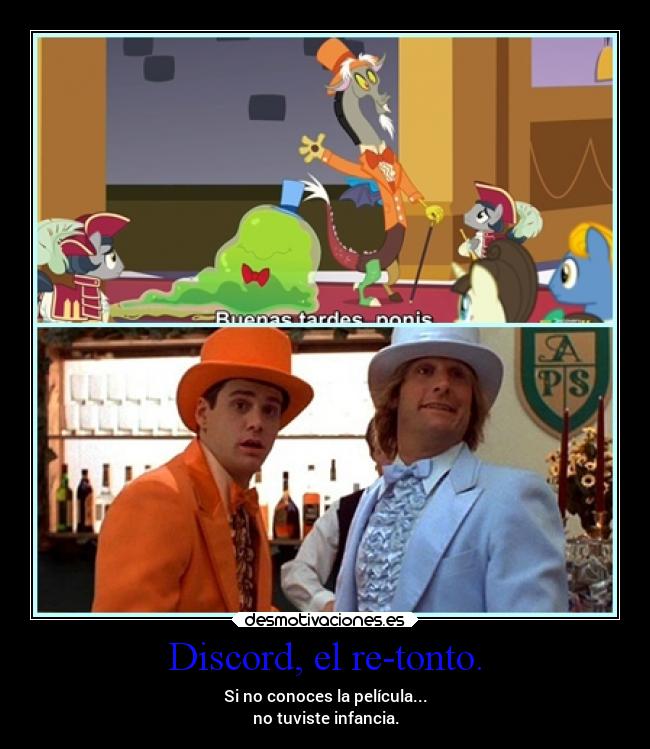 Discord, el re-tonto. - Si no conoces la película...
no tuviste infancia.