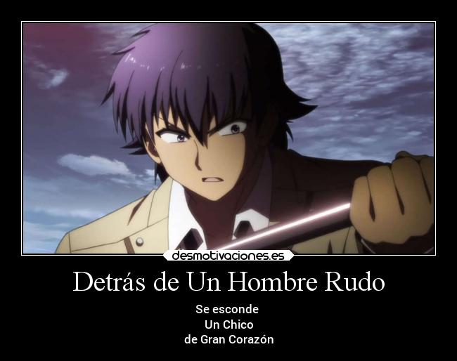 Detrás de Un Hombre Rudo - Se esconde
Un Chico
de Gran Corazón