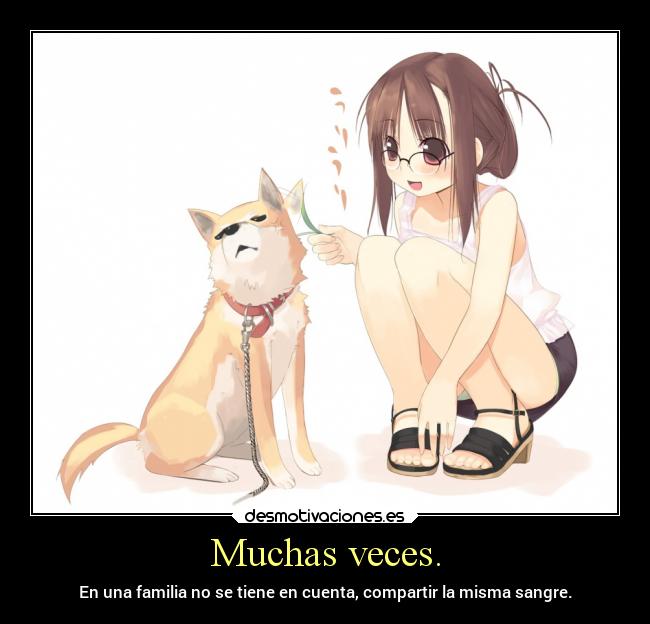 carteles amor familia anime gatos mascota perros querer molestar adoptar desmotivaciones