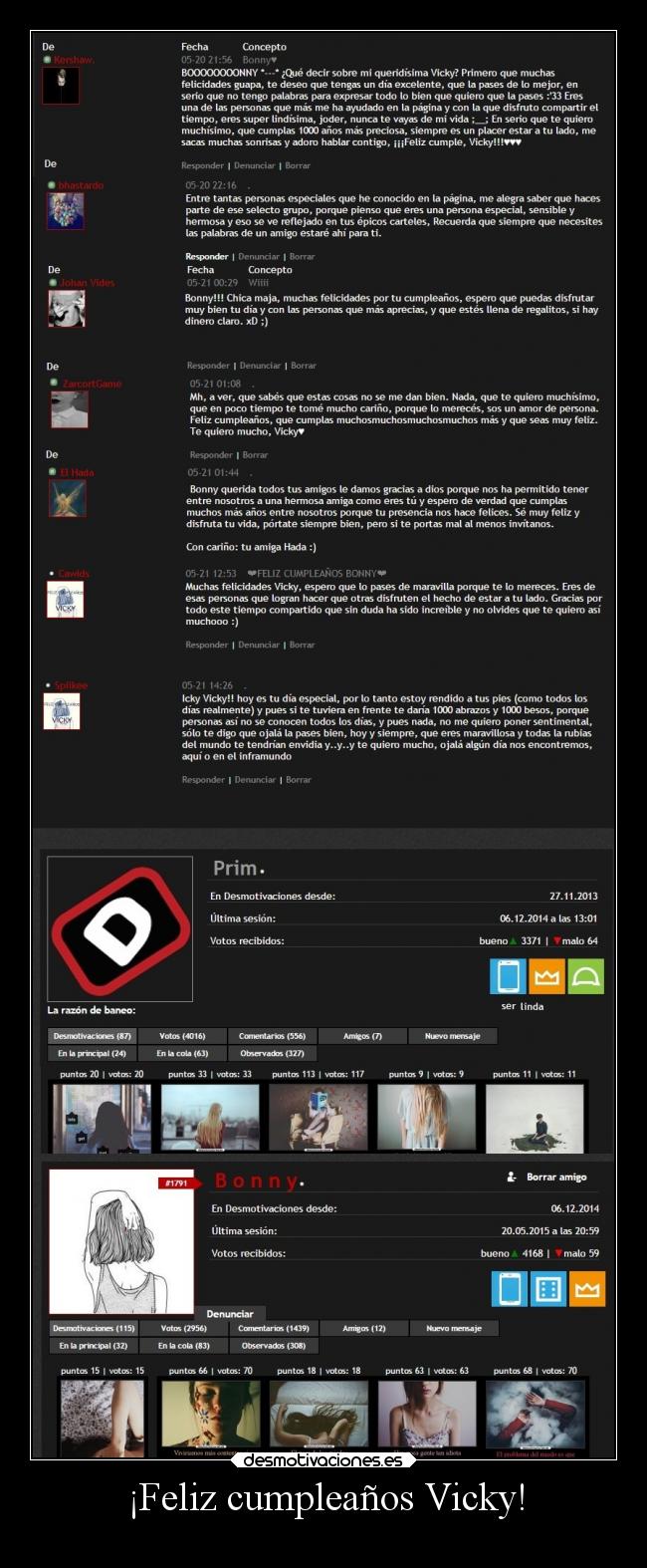 ¡Feliz cumpleaños Vicky! - 