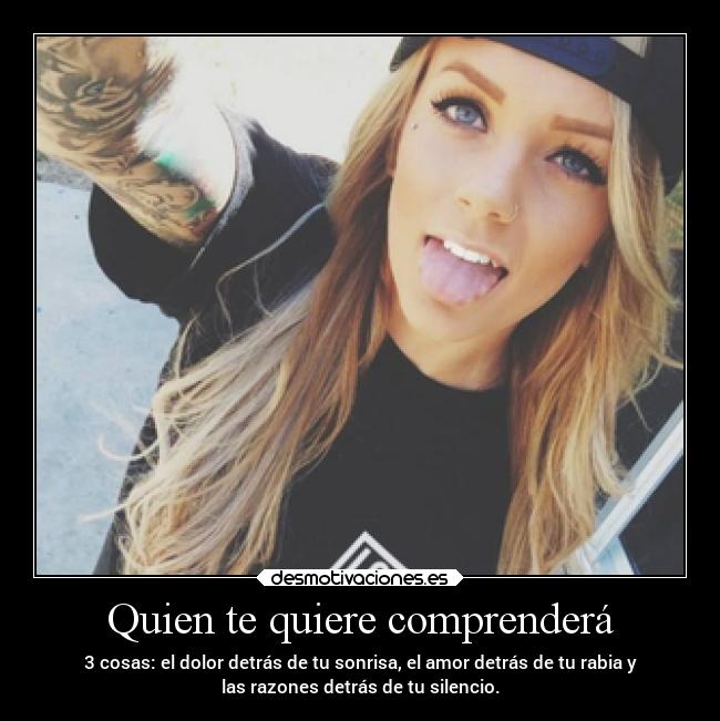 Quien te quiere comprenderá - 