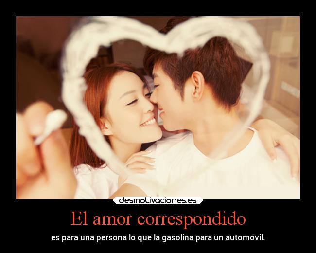 El amor correspondido -