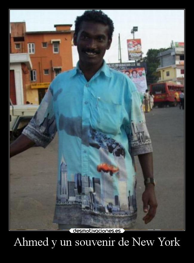 Ahmed y un souvenir de New York - 