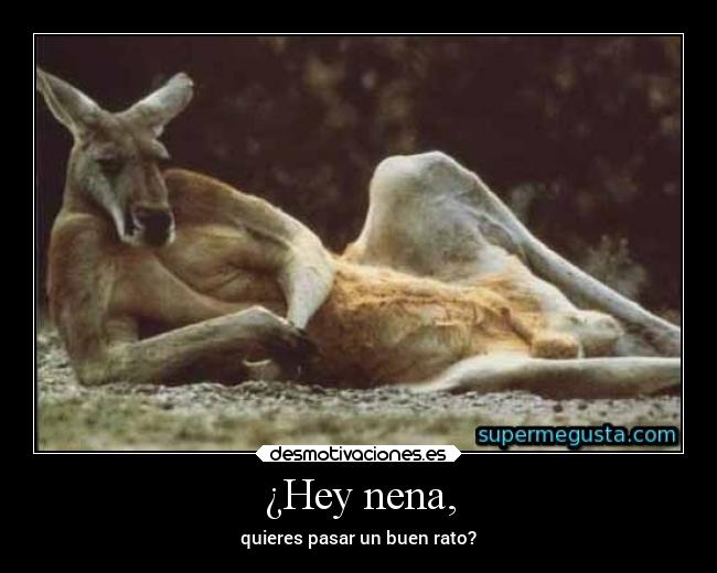¿Hey nena, - quieres pasar un buen rato?