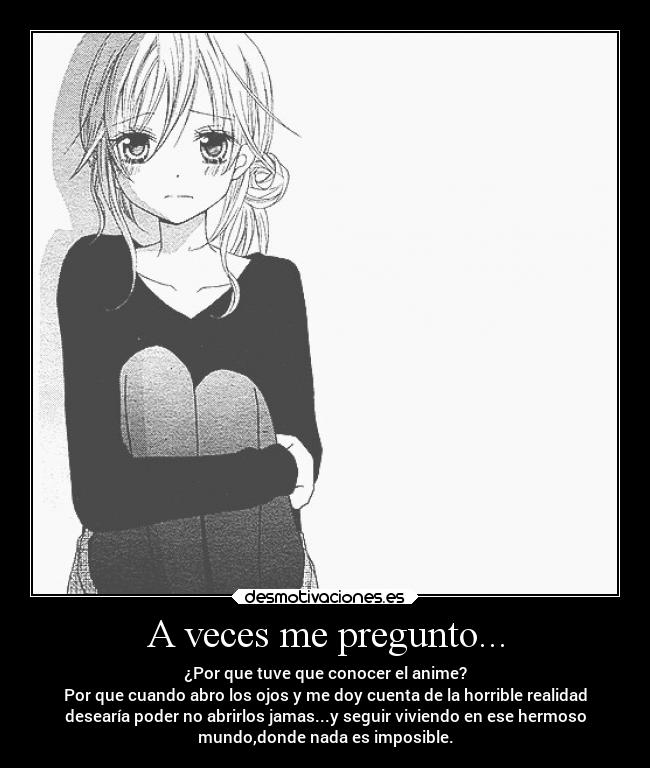 carteles anime desmotivaciones