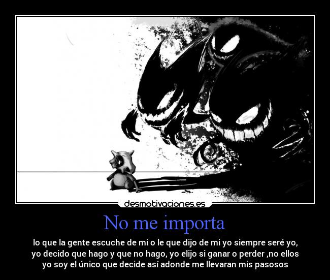 No me importa - 