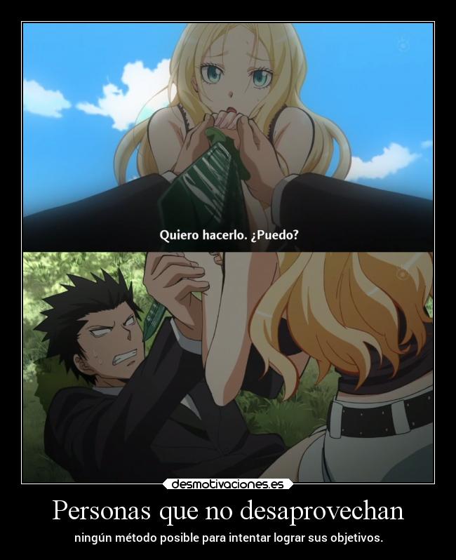 Personas que no desaprovechan - 