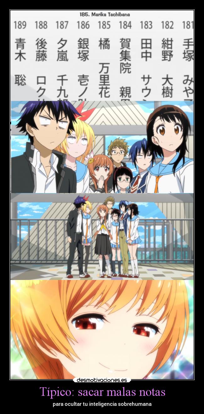 Típico: sacar malas notas - 