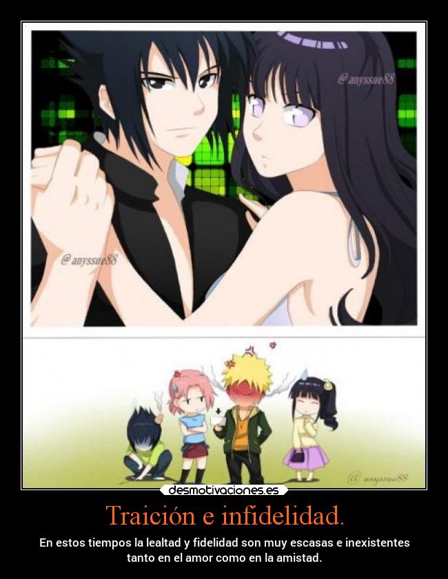 carteles anime naruto afortunadamente existe oficialmente naruhina and sasusaku projectd soyunidiotatm desmotivaciones
