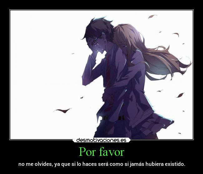 carteles anime olvido desmotivaciones