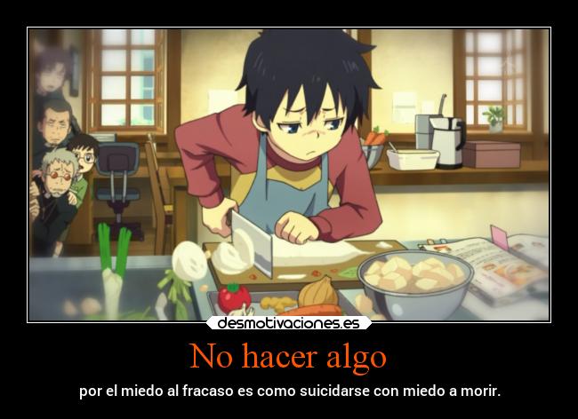 No hacer algo - 