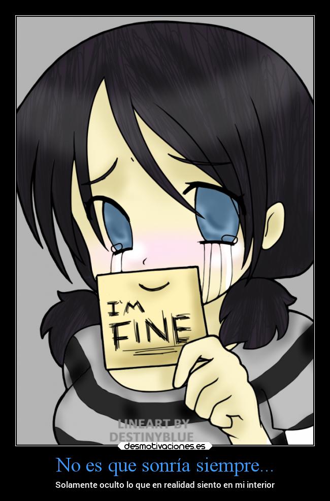 No es que sonría siempre... -