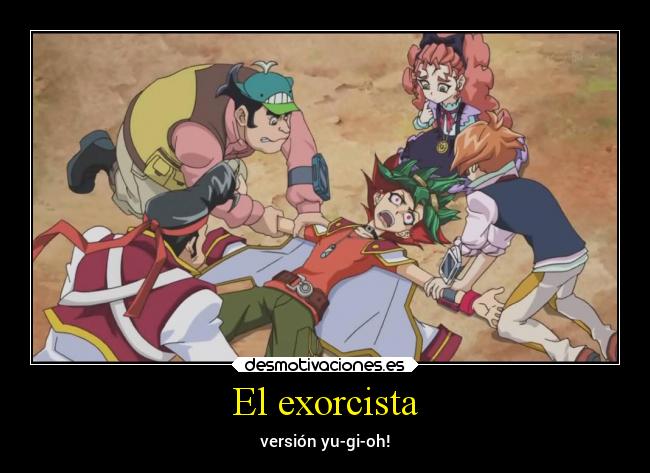 carteles anime yugioh exorcista desmotivaciones