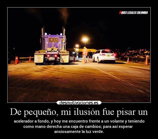 De pequeño, mi ilusión fue pisar un -