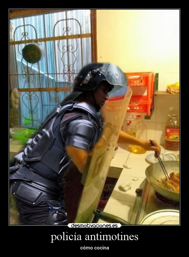 policía antimotines - 