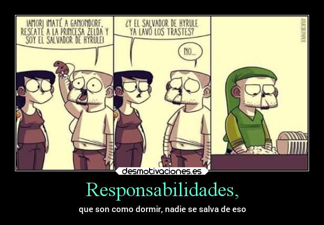 Responsabilidades, -