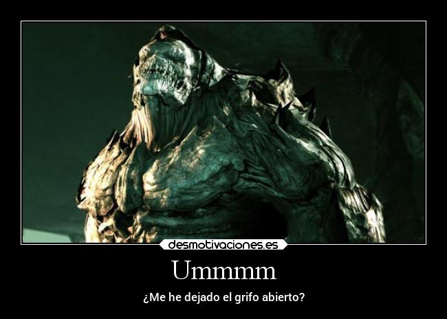 Ummmm - ¿Me he dejado el grifo abierto?