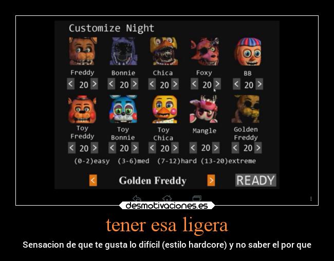 carteles confianza 5nochesconfreddy2 freddy hardcore juegos joder desmotivaciones