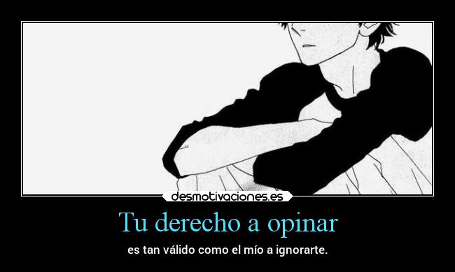 Tu derecho a opinar -