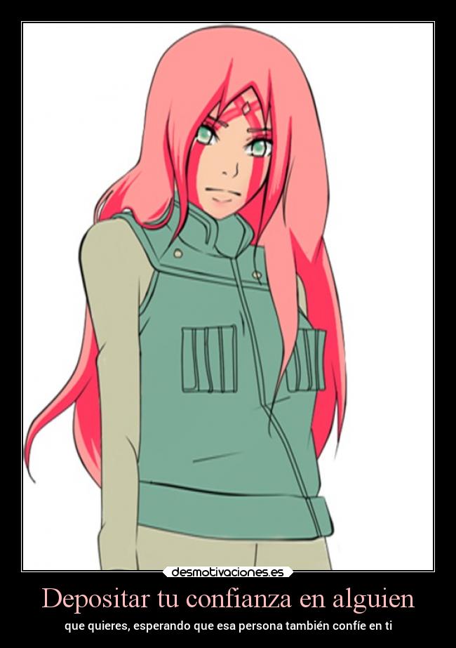 Depositar tu confianza en alguien - 