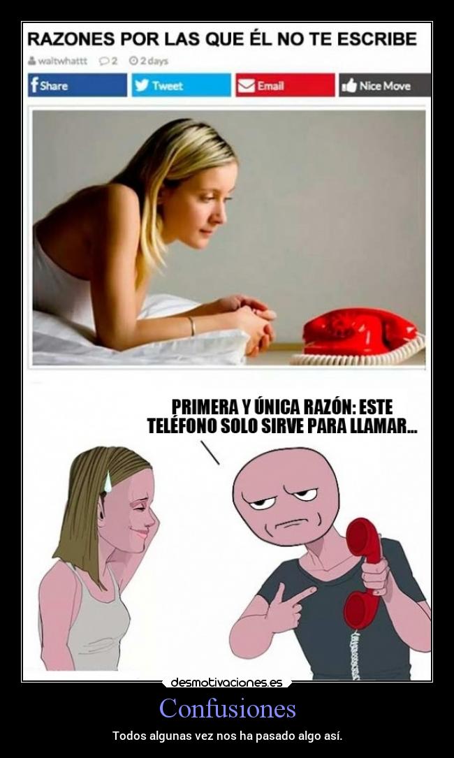 Confusiones - Todos algunas vez nos ha pasado algo así.