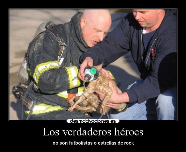 Los verdaderos héroes -