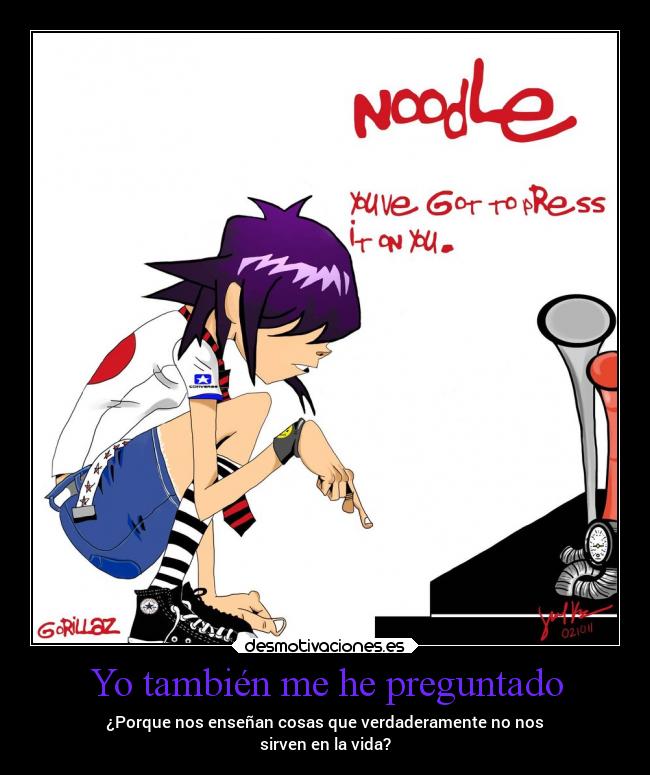 Yo también me he preguntado - ¿Porque nos enseñan cosas que verdaderamente no nos
sirven en la vida?