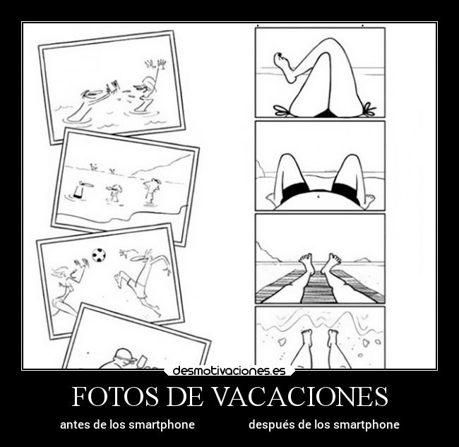 FOTOS DE VACACIONES - antes de los smartphone después de los smartphone