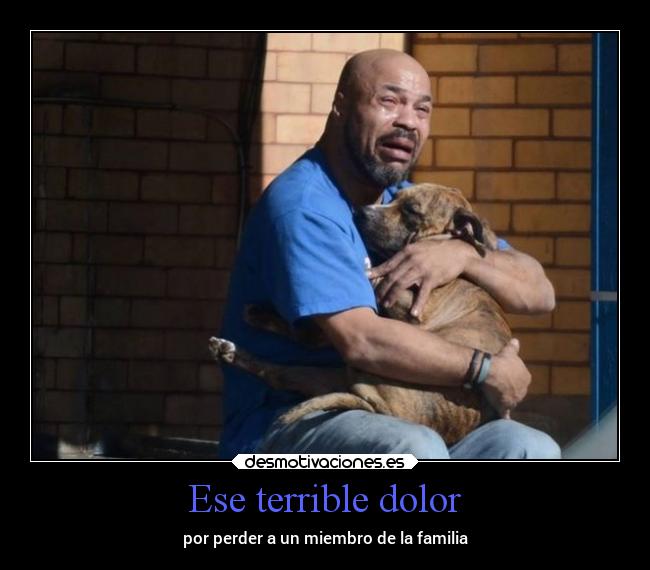 Ese terrible dolor -