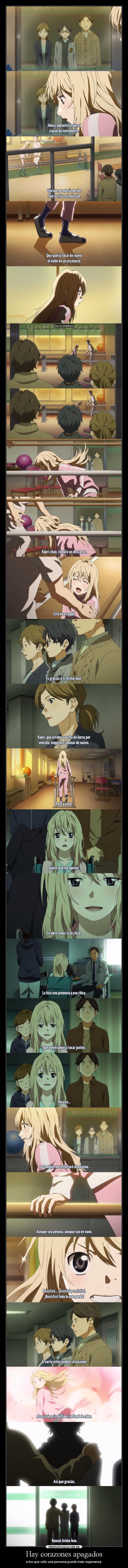 Hay corazones apagados -