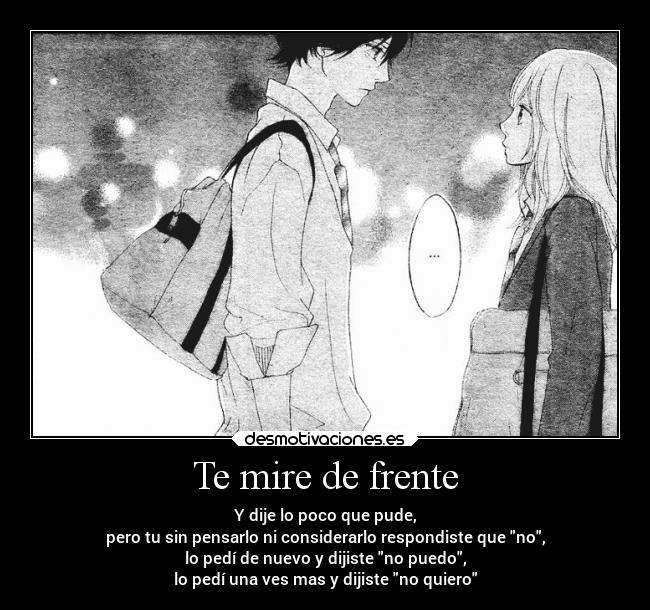 Te mire de frente - 