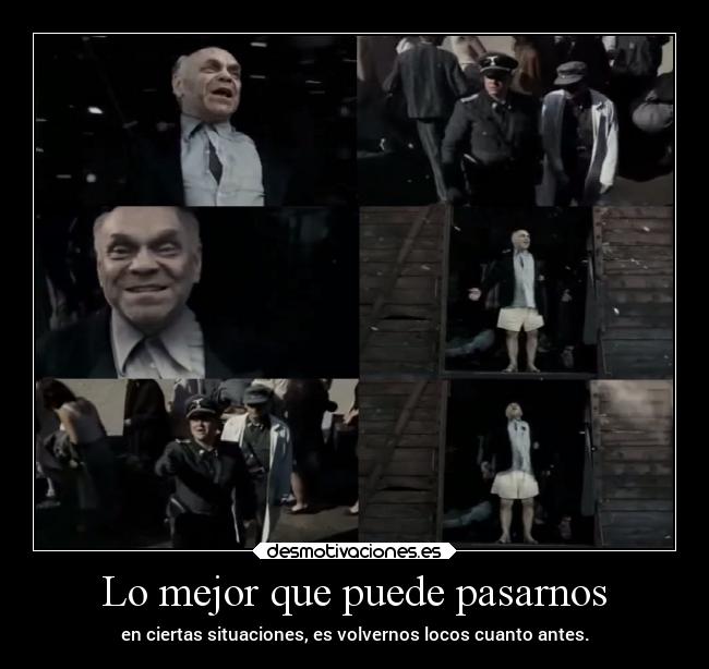 carteles dolor vida mundo cine locura raptorhunters ultimo tren auschwitz pelicula nazis judios locos final desmotivaciones